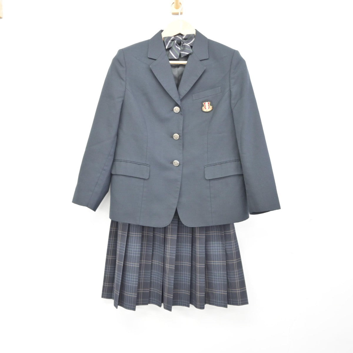 【中古】兵庫県 神戸第一高等学校 女子制服 3点（ブレザー・スカート）sf038957