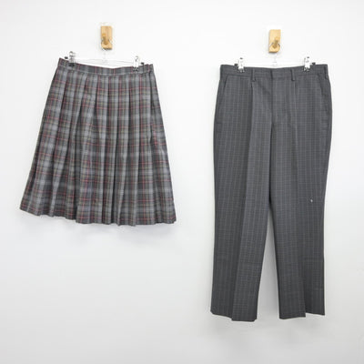 【中古】東京都 立川市立第五中学校 女子制服 3点（ブレザー・スカート・ズボン）sf038974