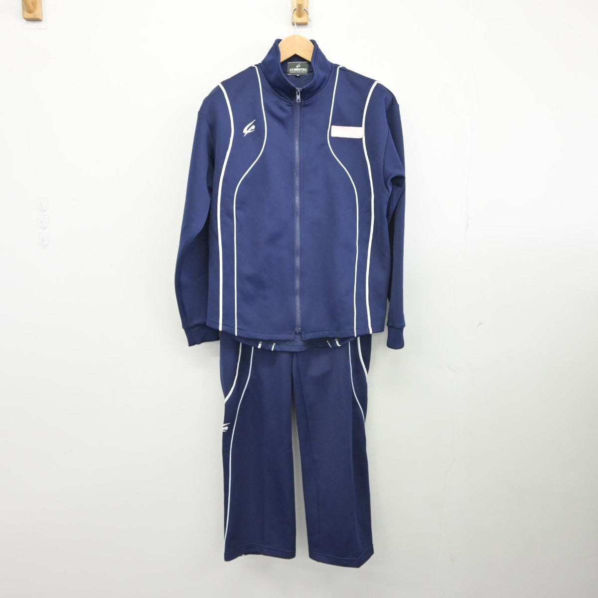 【中古】東京都 立川市立第五中学校 女子制服 2点（ジャージ 上・ジャージ 下）sf038976