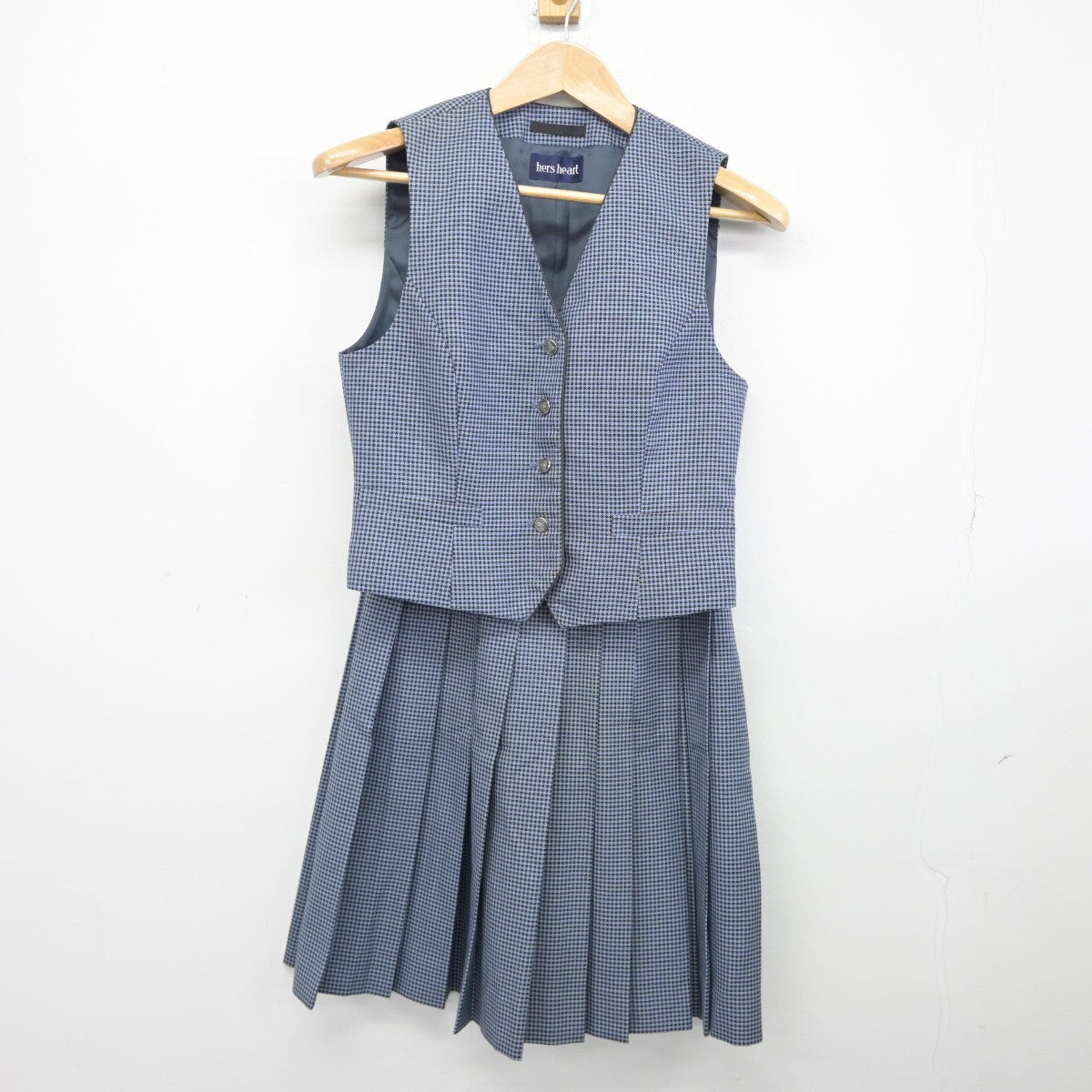 【中古】東京都 東邦高等学校 女子制服 5点（ブレザー・ベスト・スカート）sf038978