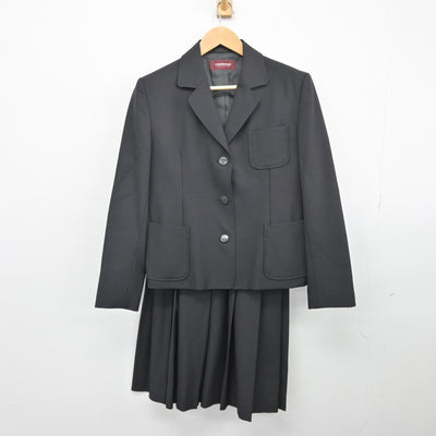 【中古】群馬県 前橋商業高等学校 女子制服 2点（ブレザー・スカート）sf038985