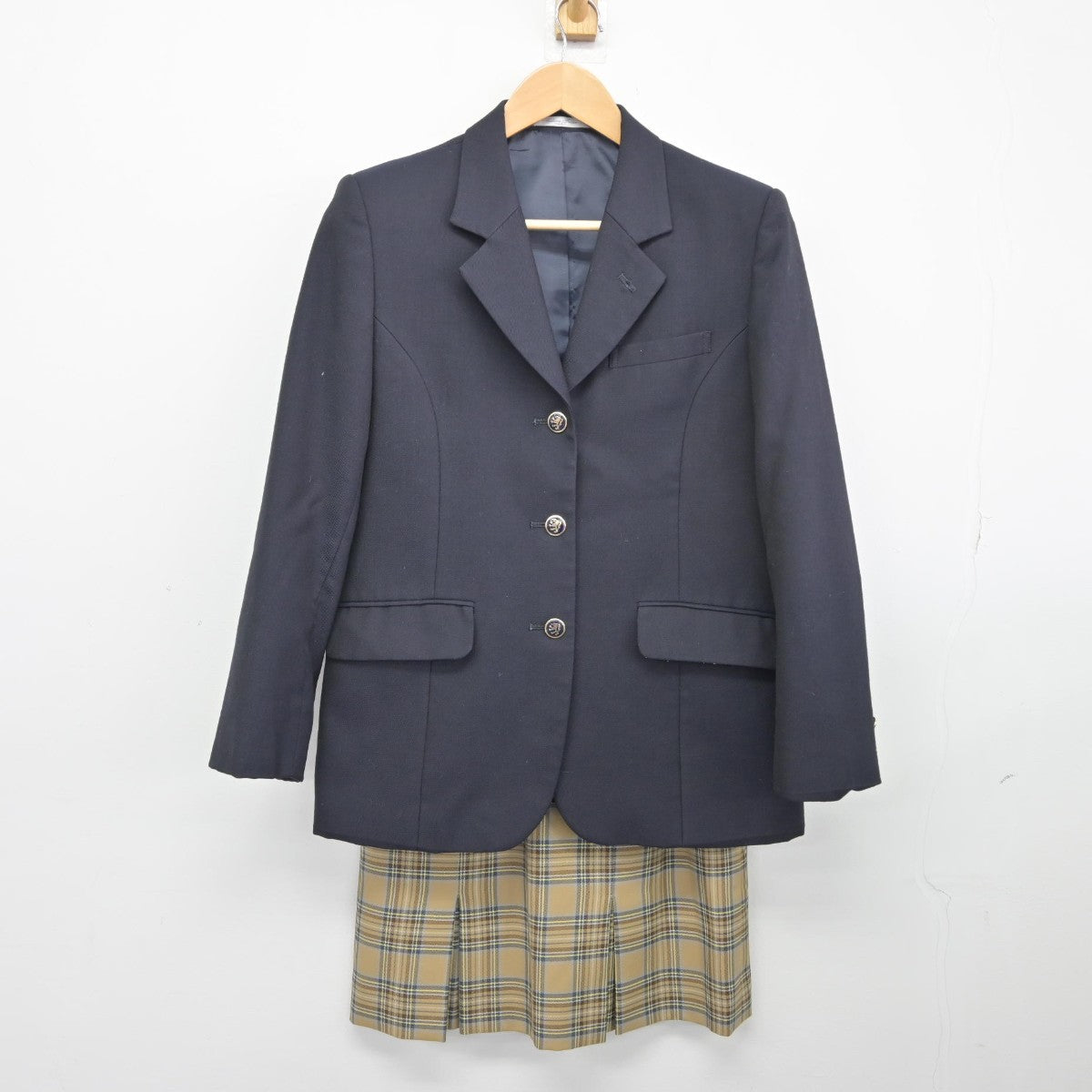 【中古】埼玉県 栄養専門学校 女子制服 3点（ブレザー・ベスト・スカート）sf038988