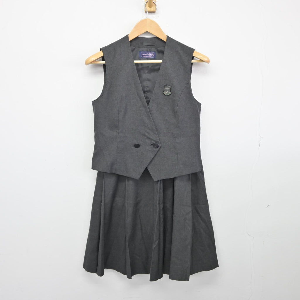 【中古】埼玉県 星野高等学校 女子制服 2点（ベスト・スカート）sf038991 | 中古制服通販パレイド