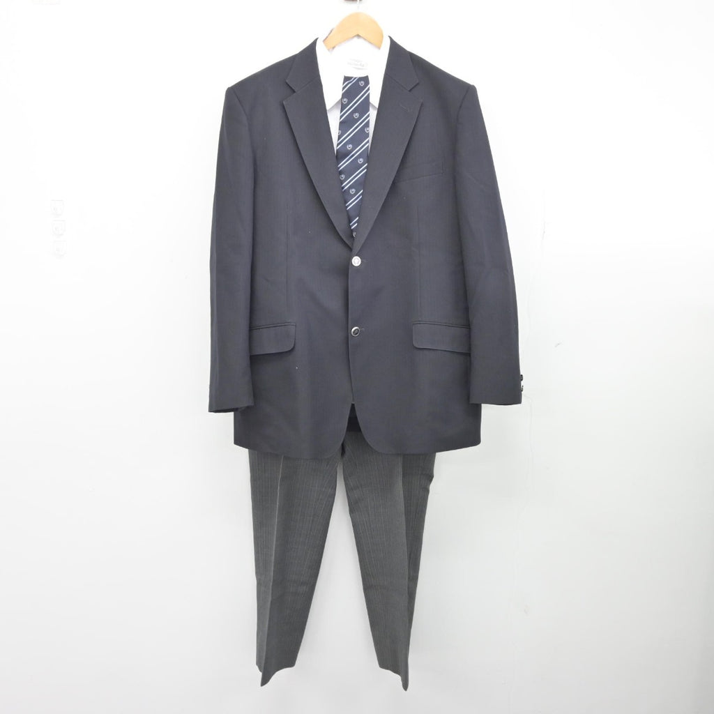 中古】東京都 目黒学院高等学校 男子制服 4点（ブレザー・シャツ・ズボン）sf039017 中古制服通販パレイド
