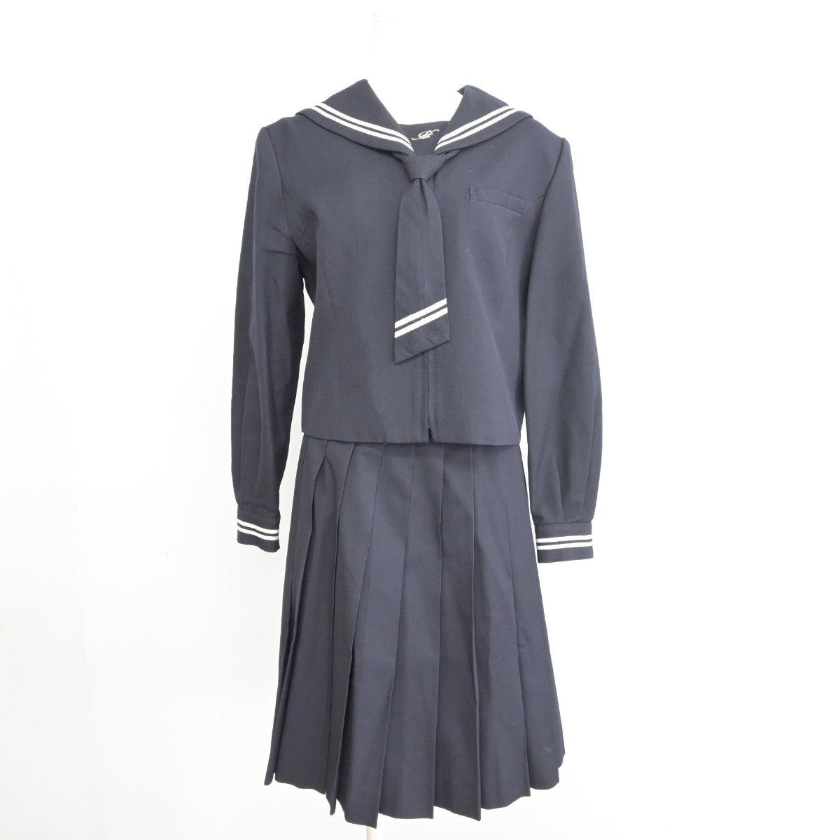 【中古】埼玉県 星野学園中学校 女子制服 4点（ブレザー・セーラー服・スカート）sf039024