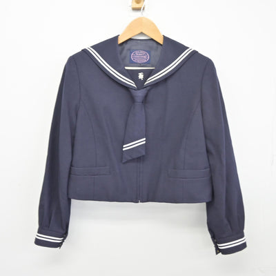 【中古】埼玉県 星野学園中学校 女子制服 2点（セーラー服）sf039025