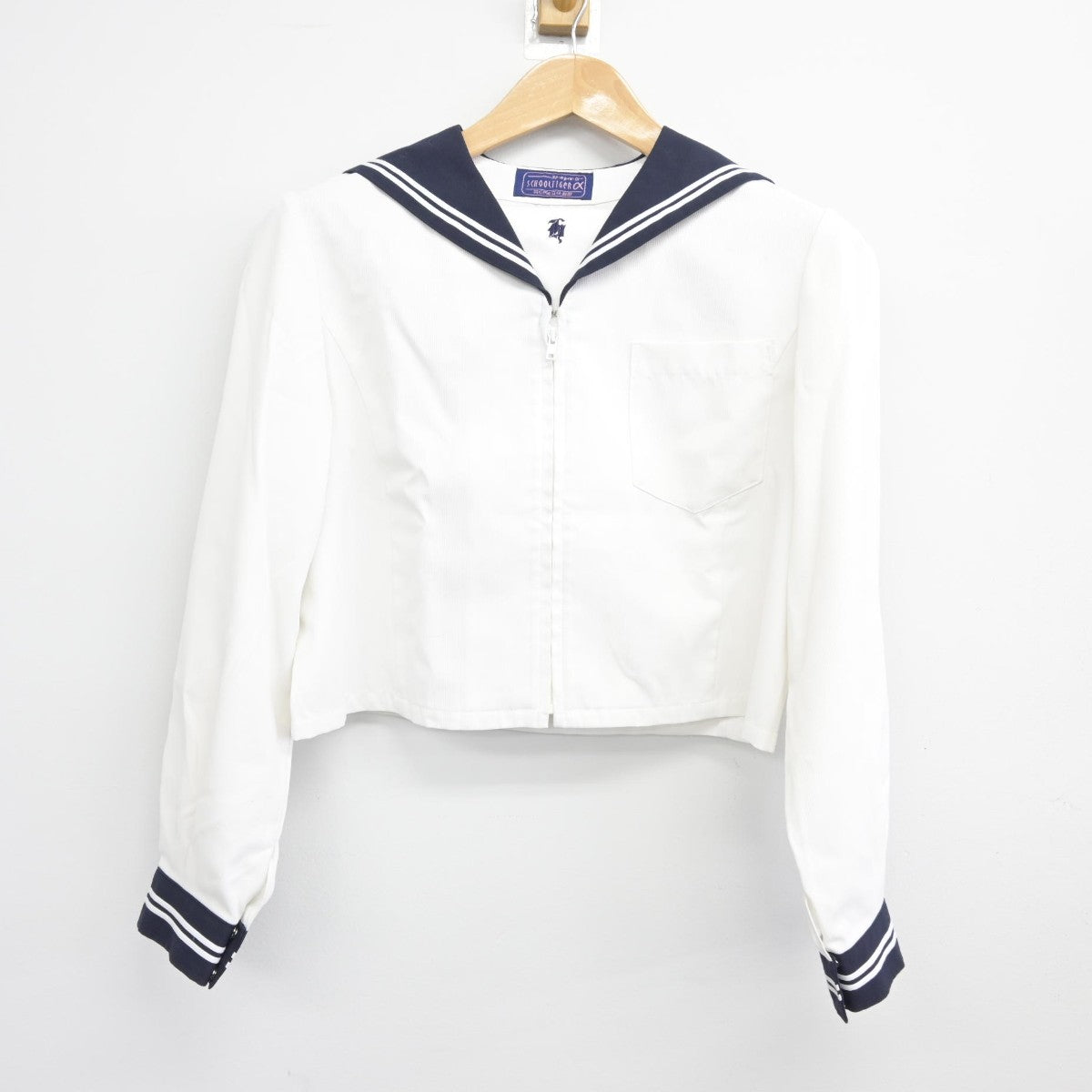 【中古】埼玉県 星野学園中学校 女子制服 3点（セーラー服）sf039027