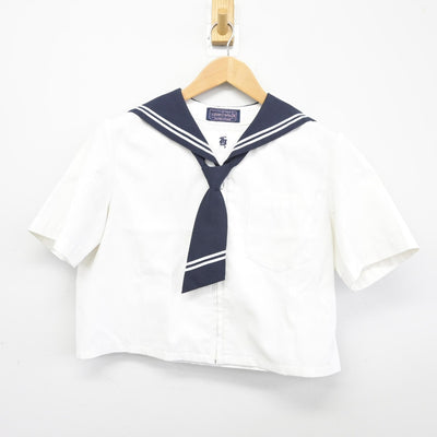 【中古】埼玉県 星野学園中学校 女子制服 3点（セーラー服）sf039027