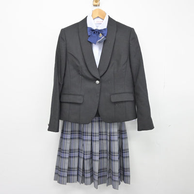 【中古】大阪府 大阪信愛学院高等学校 女子制服 4点（ブレザー・シャツ・スカート）sf039050