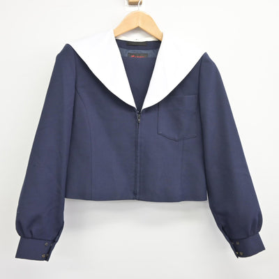 【中古】愛知県 宝神中学校 女子制服 2点（セーラー服・スカート）sf039054