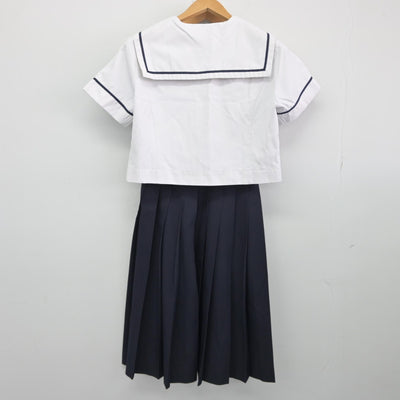 【中古】福岡県 福岡工業大学付属城東高等学校 女子制服 3点（セーラー服・スカート）sf039092