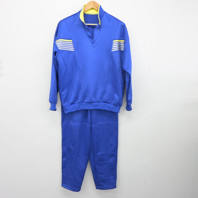 【中古】静岡県 曳馬中学校 女子制服 2点（ジャージ 上・ジャージ 下）sf039094