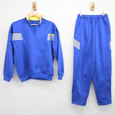 【中古】静岡県 曳馬中学校 女子制服 2点（ジャージ 上・ジャージ 下）sf039094