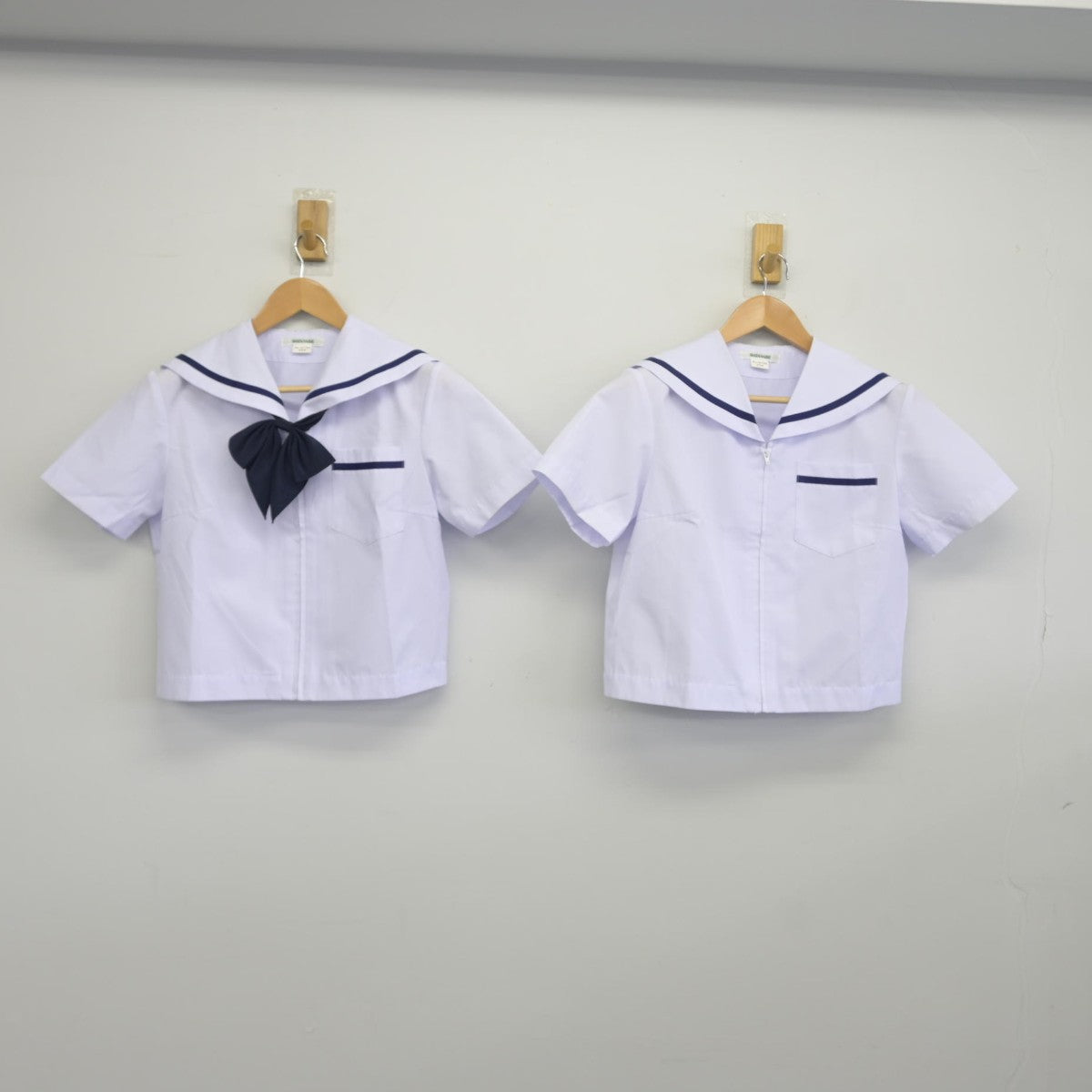 【中古】静岡県 浜松市立八幡中学校 女子制服 4点（セーラー服・スカート）sf039108