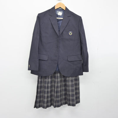 【中古】東京都 志村第四中学校 女子制服 3点（ブレザー・スカート・スカート）sf039123