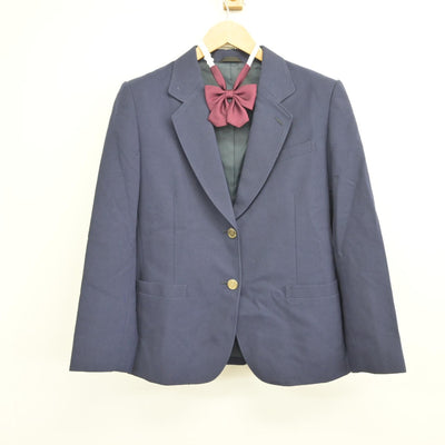 【中古】宮城県 蒲町中学校 女子制服 4点（ブレザー・スカート）sf039128