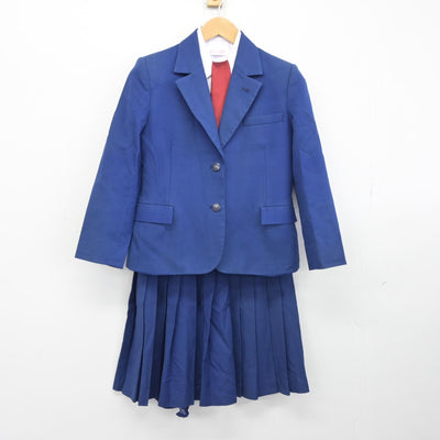 【中古】千葉県 船橋芝山高等学校 女子制服 4点（ブレザー・シャツ・スカート）sf039131