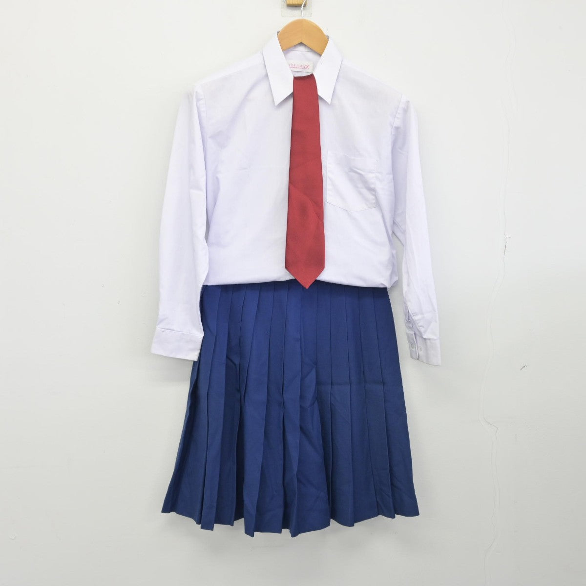 【中古】千葉県 船橋芝山高等学校 女子制服 4点（ブレザー・シャツ・スカート）sf039131