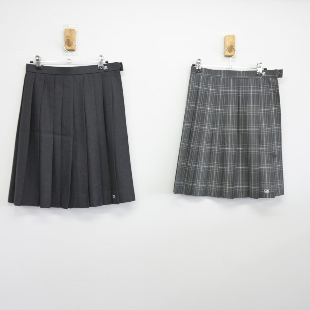 【中古】東京都 町田総合高等学校 女子制服 3点（スカート・スカート）sf039135