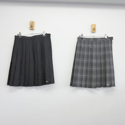 【中古】東京都 町田総合高等学校 女子制服 2点（スカート・スカート）sf039136