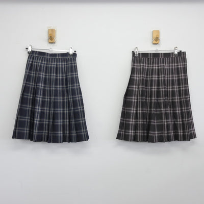 【中古】千葉県 二松學舎大学附属柏中学校 女子制服 2点（スカート・スカート）sf039141