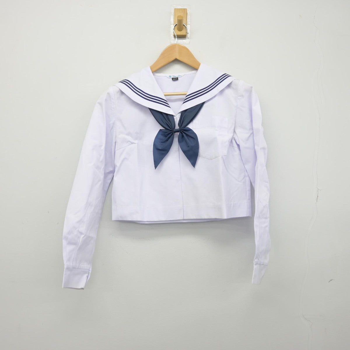 【中古】和歌山県 河西中学校 女子制服 3点（セーラー服・スカート）sf039149