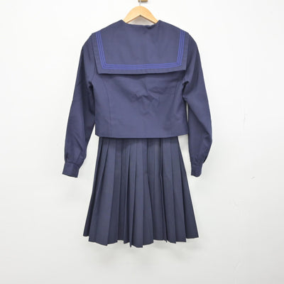 【中古】和歌山県 桐蔭高等学校 女子制服 2点（セーラー服・スカート）sf039151