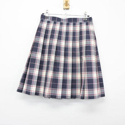 【中古】福岡県 福岡大学附属若葉高等学校 女子制服 3点（シャツ・スカート）sf039152