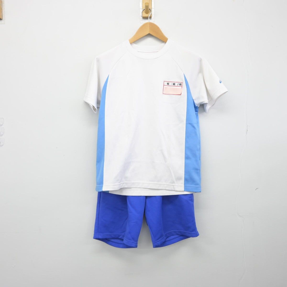 【中古】千葉県 稲毛中学校 女子制服 2点（体操服 上・体操服 下）sf039162