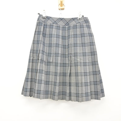 【中古】宮城県 多賀城高等学校 女子制服 3点（ニットベスト・スカート）sf039166