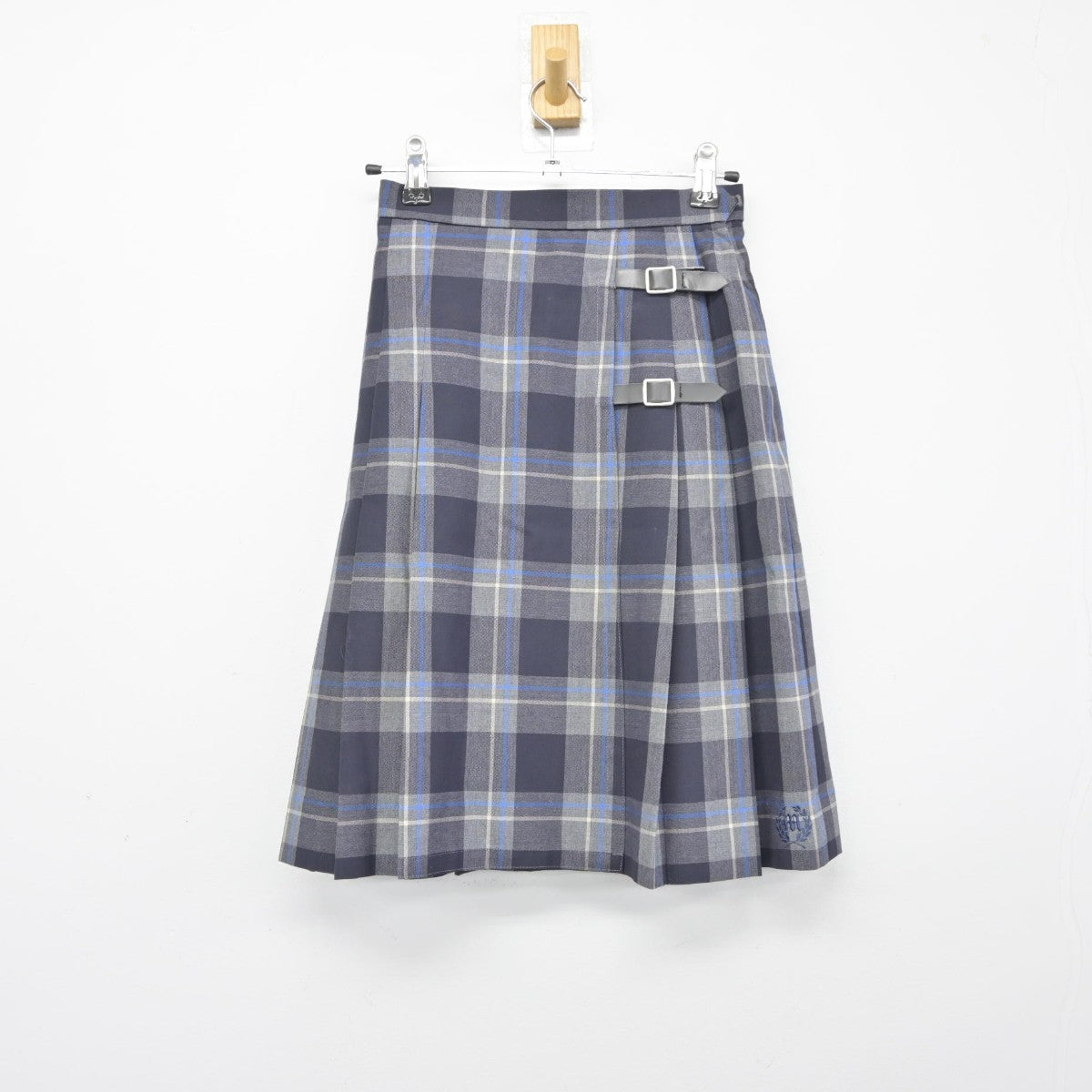 【中古】岡山県 美作高等学校 女子制服 3点（セーラー服・ニットベスト・スカート）sf039170