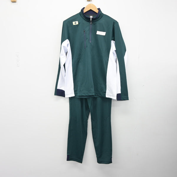 【中古】大阪府 箕面学園高等学校 男子制服 2点（ジャージ 上・ジャージ 下）sf039182