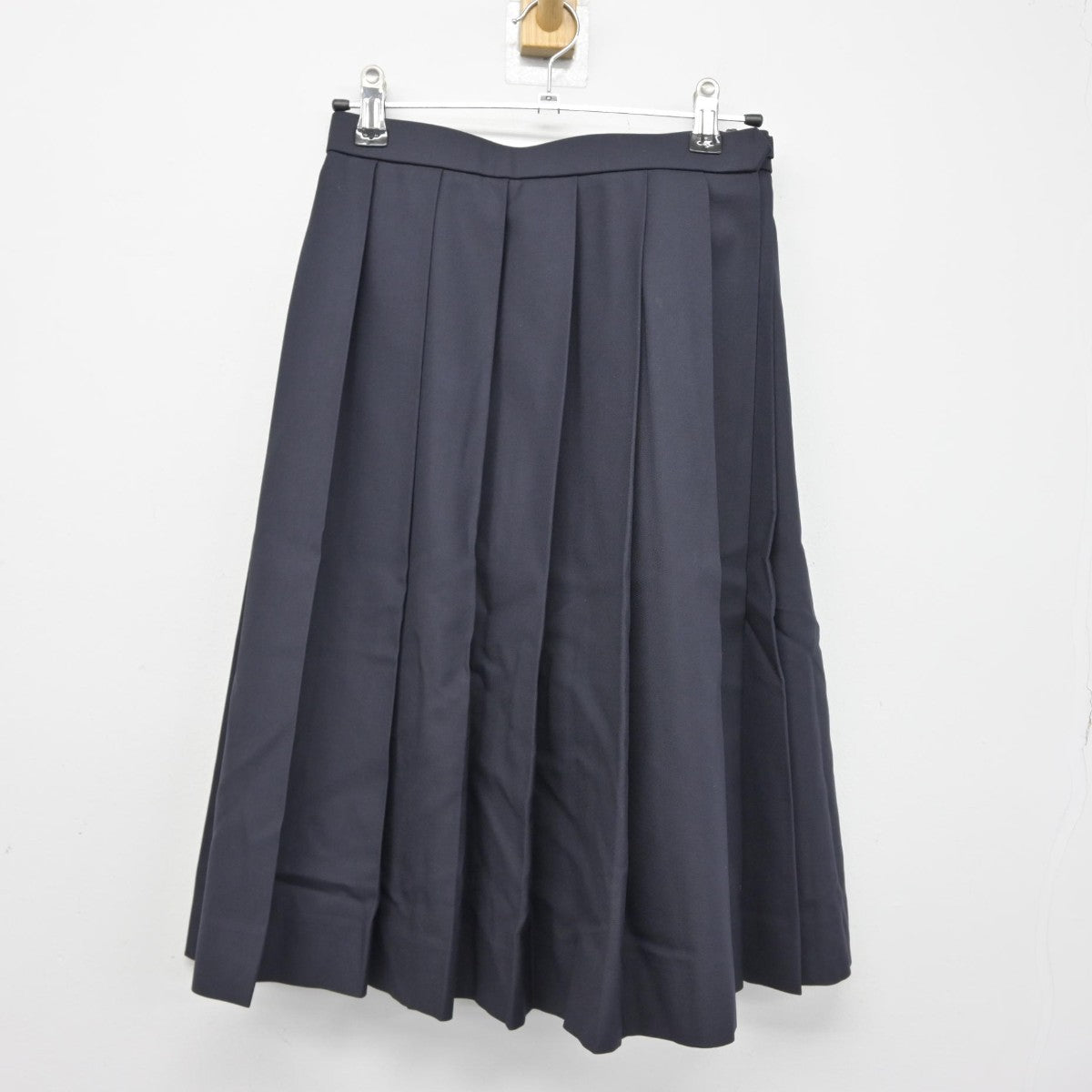 【中古】兵庫県 須磨学園高等学校中学校 女子制服 4点（ニット・シャツ・スカート）sf039195