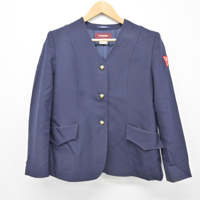 【中古】鹿児島県 錦江湾高等学校 女子制服 3点（ブレザー・スカート）sf039200