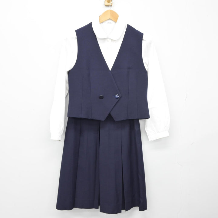 【中古】群馬県 前橋女子高等学校 女子制服 4点（ブレザー・ベスト・シャツ・スカート）sf039207 | 中古制服通販パレイド