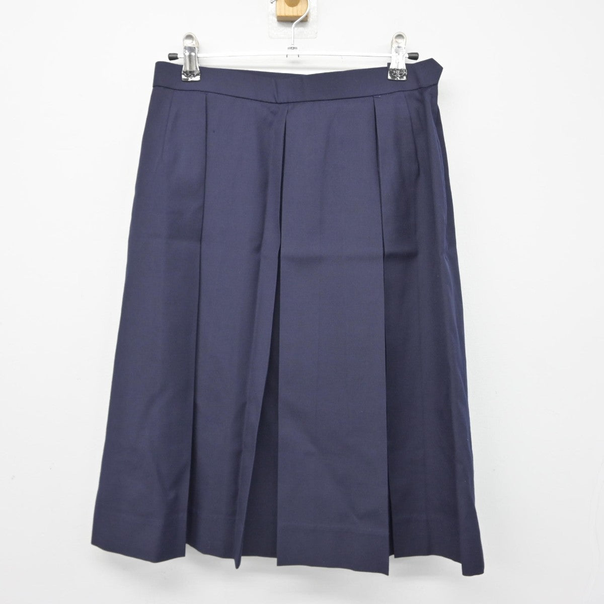 【中古】群馬県 前橋女子高等学校 女子制服 3点（ベスト・シャツ・スカート）sf039209