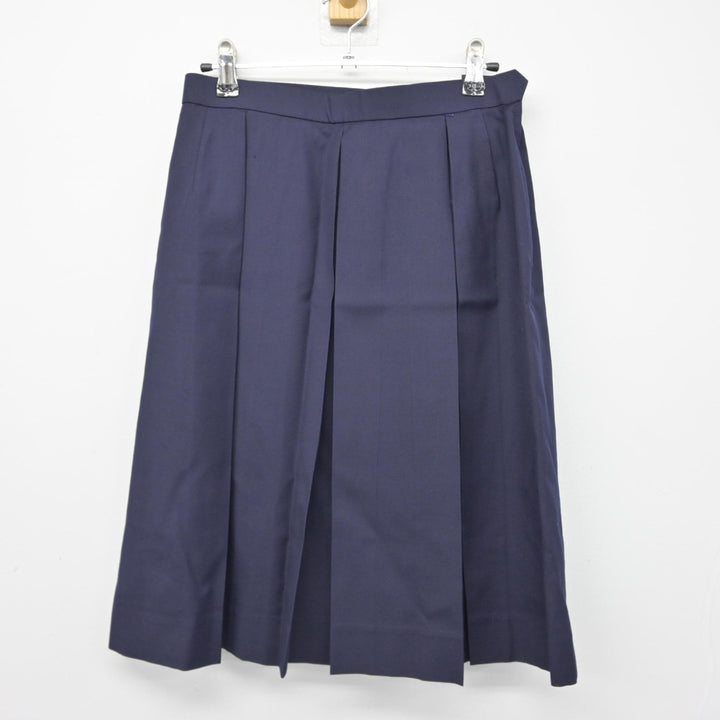 A135/G(中古)群馬県 前橋女子高校 女子制服3点 /L/W69/丈57/冬