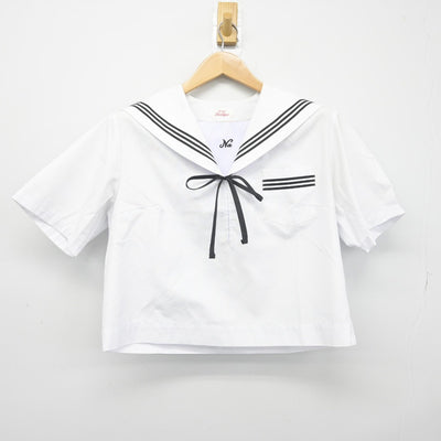 【中古】兵庫県 姫路市立灘中学校 女子制服 3点（セーラー服・スカート）sf039233