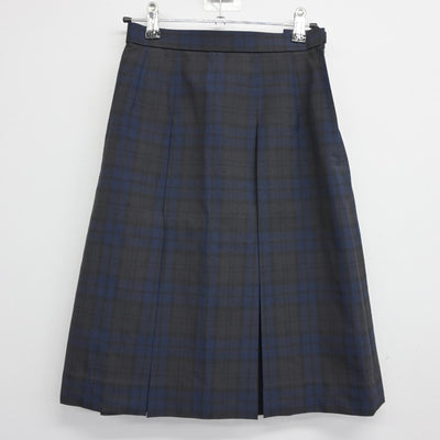 【中古】北海道 澄川中学校 女子制服 2点（ベスト・スカート）sf039251