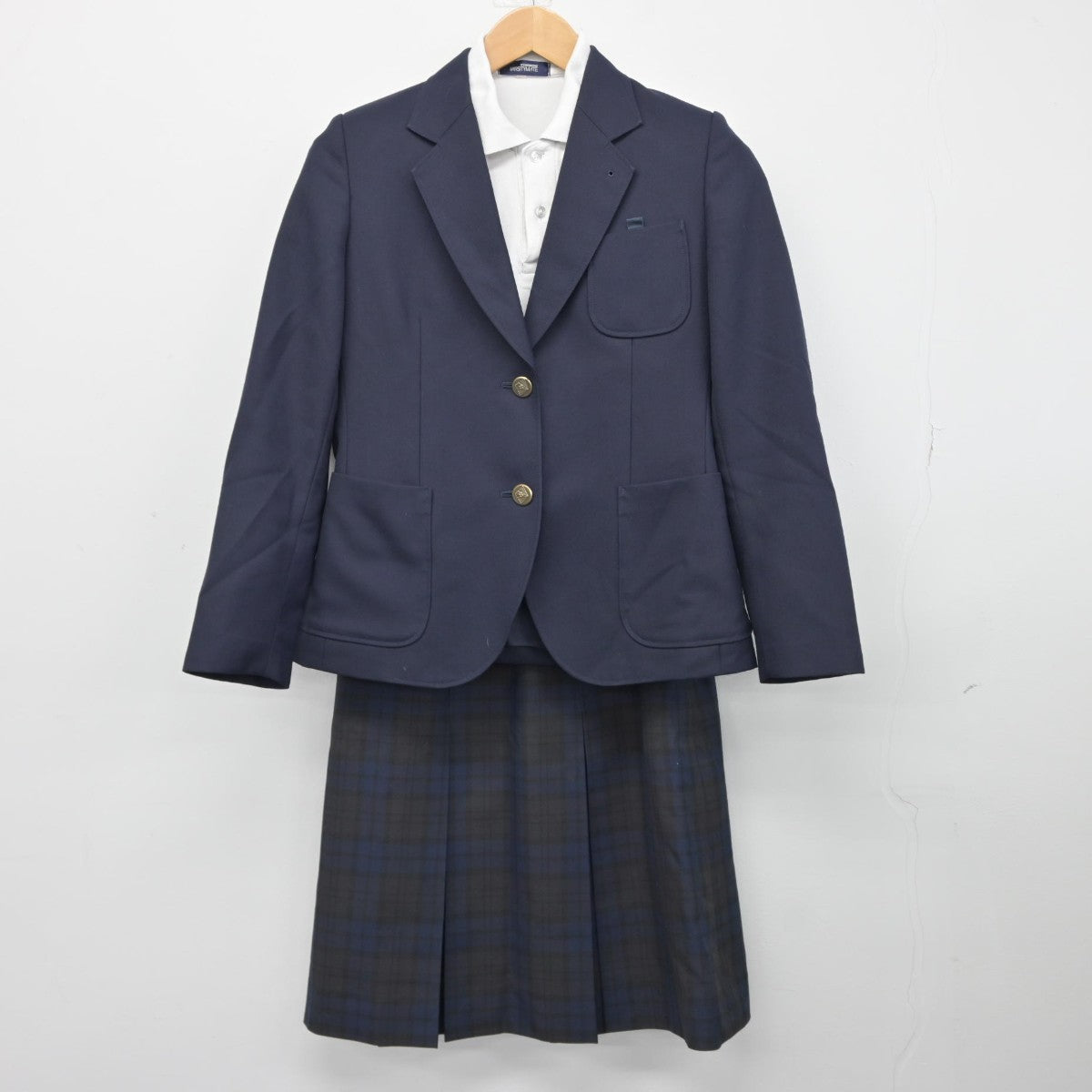 【中古】北海道 澄川中学校 女子制服 3点（ブレザー・シャツ・スカート）sf039253