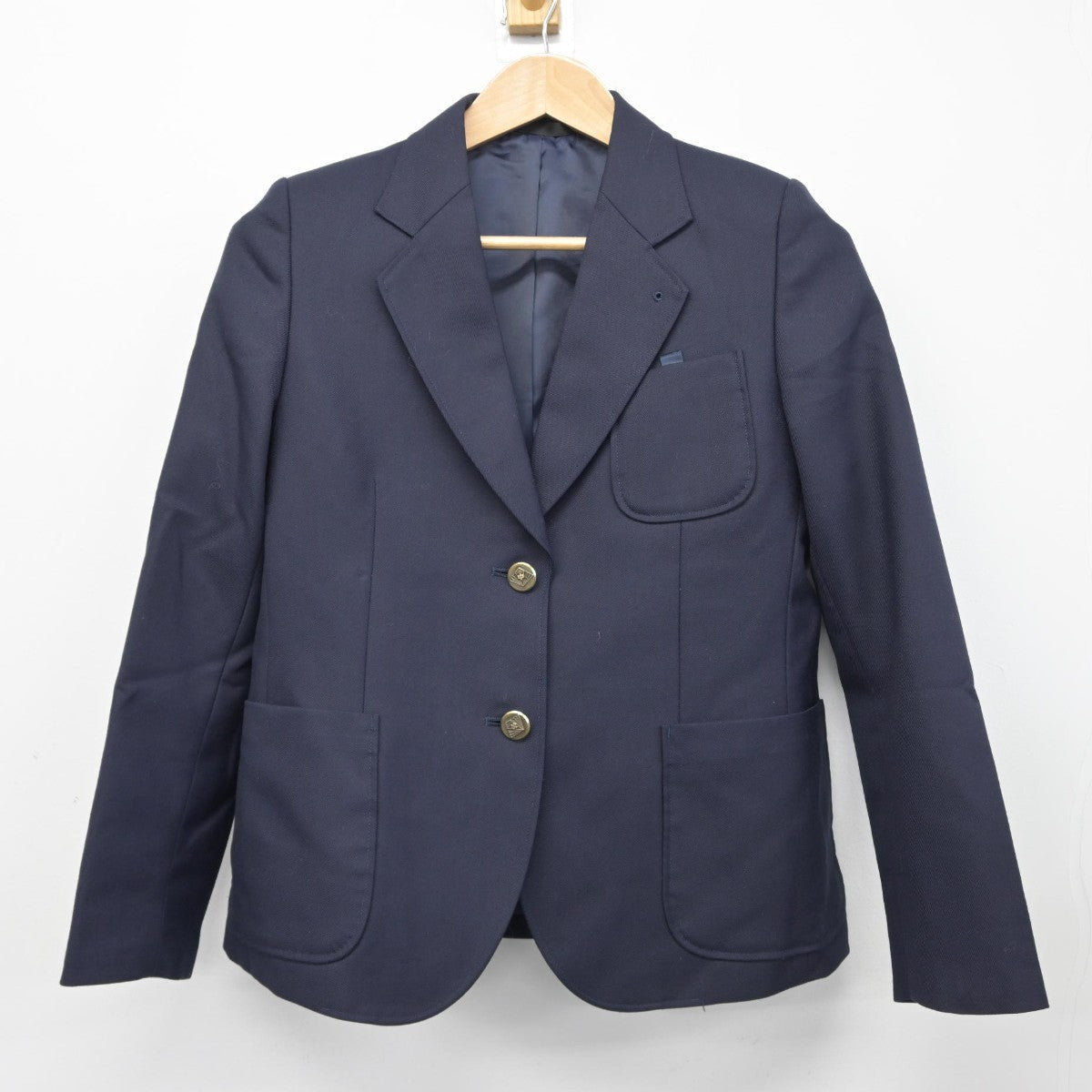 【中古】北海道 澄川中学校 女子制服 3点（ブレザー・シャツ・スカート）sf039254