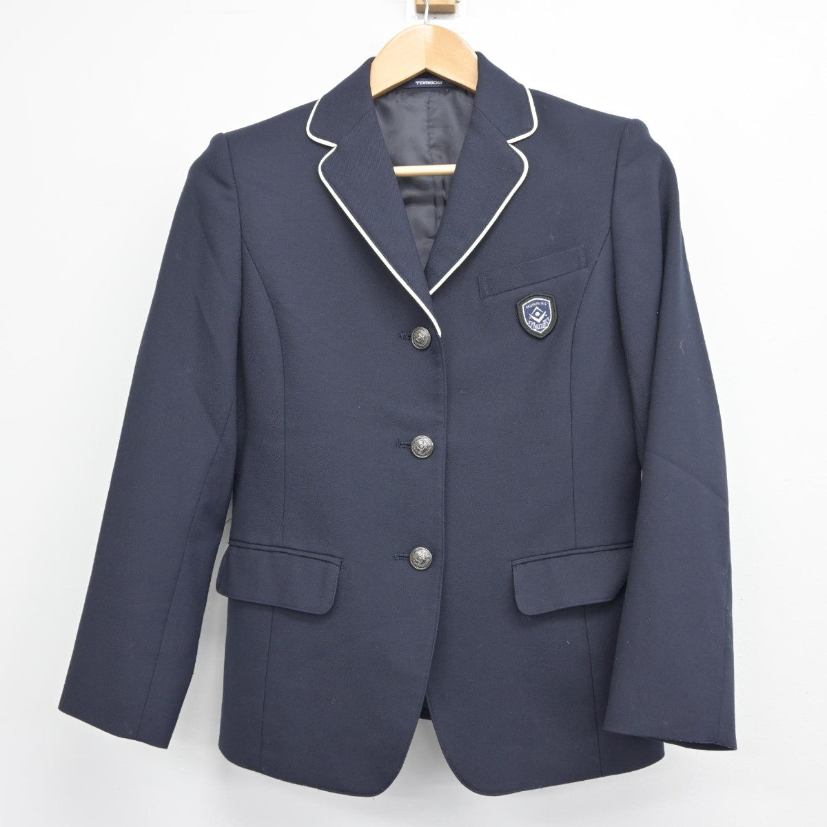 【中古】大分県 津久見高等学校 女子制服 3点（ブレザー・シャツ）sf039259