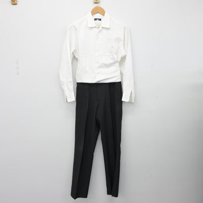 【中古】徳島県 徳島県立池田高等学校 男子制服 3点（シャツ・ズボン）sf039267