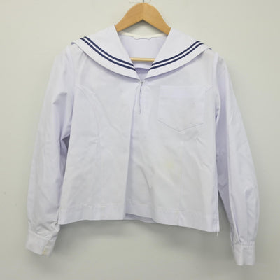 【中古】和歌山県 岩出第二中学校 女子制服 3点（セーラー服・セーラー服・スカート）sf039273