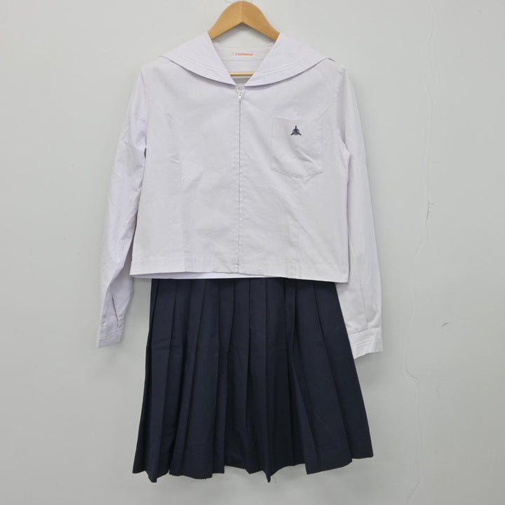 【中古】福井県 鯖江高等学校 女子制服 3点（セーラー服・スカート）sf039275 | 中古制服通販パレイド