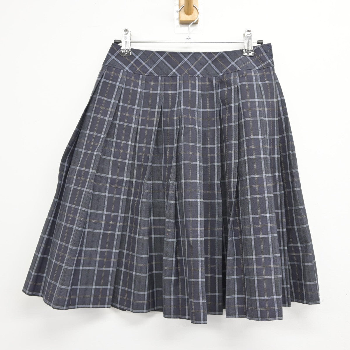 【中古】大阪府 北かわち皐が丘高等学校 女子制服 2点（ニットベスト・スカート）sf039276