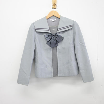 【中古】奈良県 聖心学園中等教育学校 女子制服 3点（セーラー服・スカート）sf039292