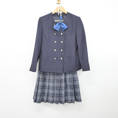 【中古】大阪府 大阪青凌中学校・高等学校/旧制服 女子制服 4点（ブレザー・スカート）sf039294