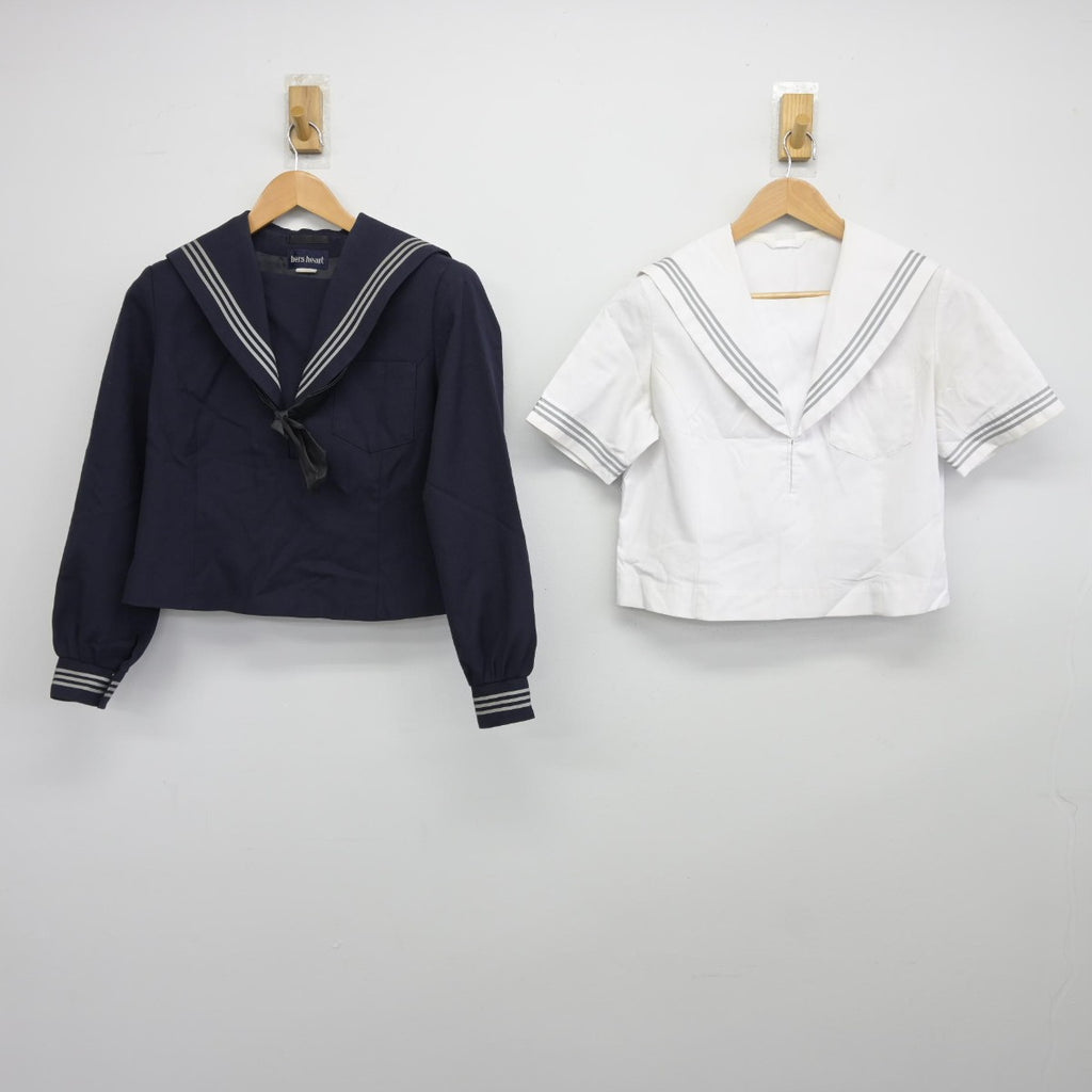 【中古】滋賀県 膳所高等学校 女子制服 3点（セーラー服・セーラー服）sf039312 | 中古制服通販パレイド