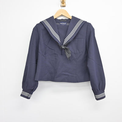 【中古】滋賀県 膳所高等学校 女子制服 3点（セーラー服・セーラー服）sf039312